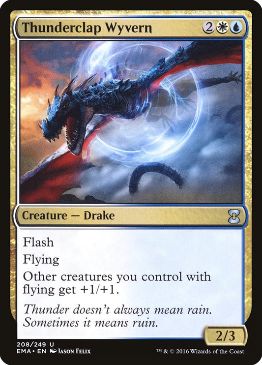 Thunderclap Wyvern [Eternal Masters] [Foil]