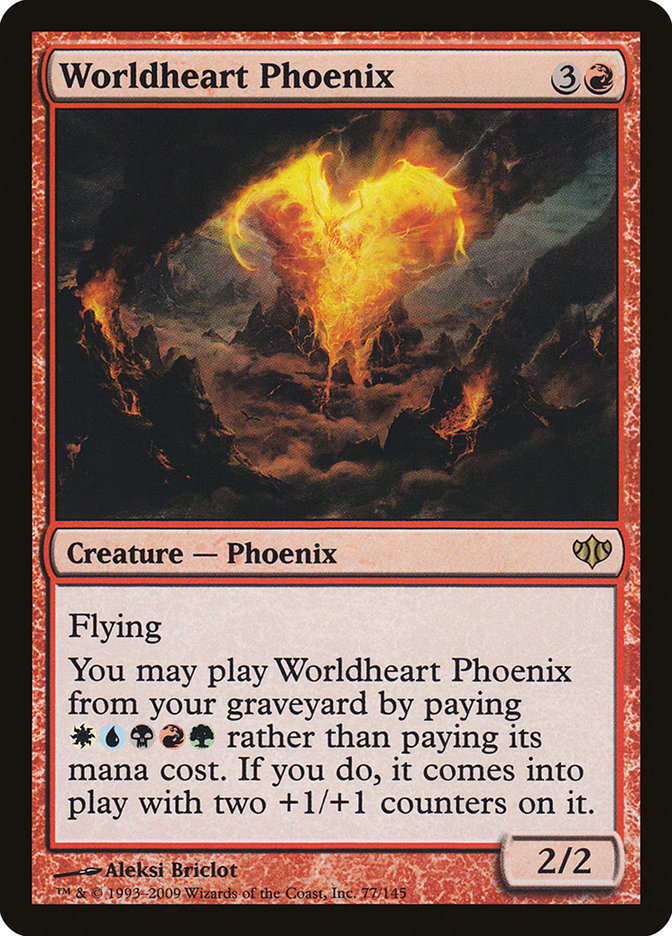 Worldheart Phoenix [Conflux] [Foil]