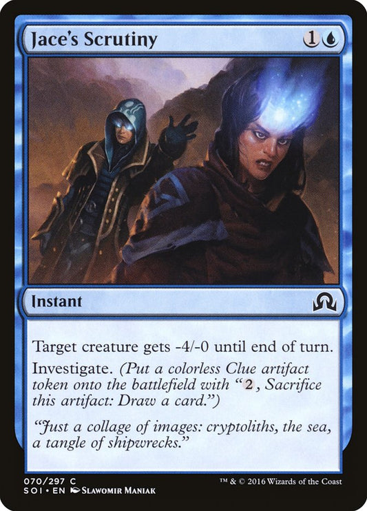 Jace's Scrutiny [Shadows over Innistrad] [Foil]