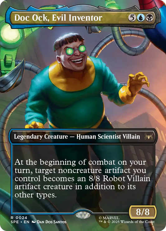Doc Ock, Evil Inventor (Borderless) [Marvel's Spider-Man: Eternal-Legal] [Foil]