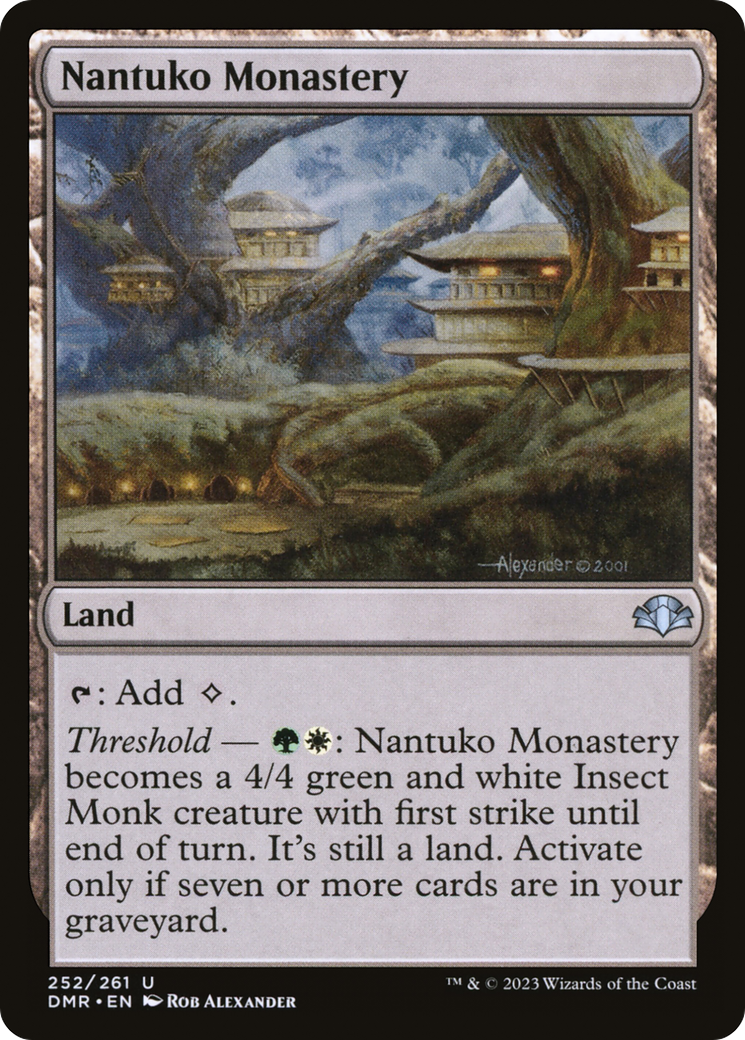 Nantuko Monastery [Dominaria Remastered] [Foil]