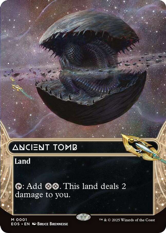 Ancient Tomb (0001) (Borderless) [Edge of Eternities: Stellar Sights] [Foil]