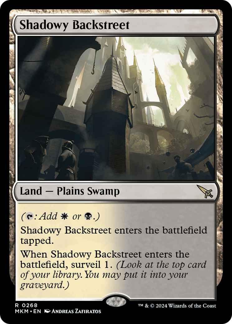 Shadowy Backstreet [Murders at Karlov Manor] [Foil]