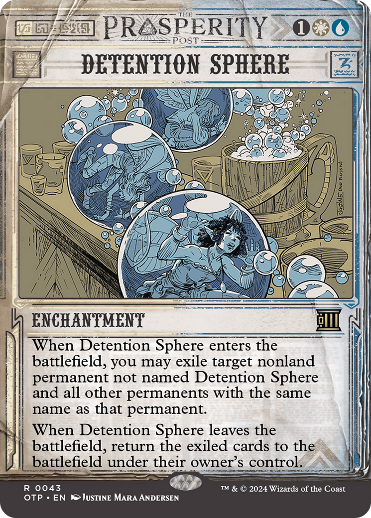 Detention Sphere [Outlaws of Thunder Junction: Breaking News] [Foil]