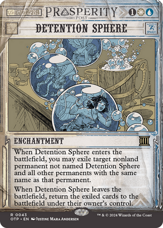 Detention Sphere [Outlaws of Thunder Junction: Breaking News] [Foil]