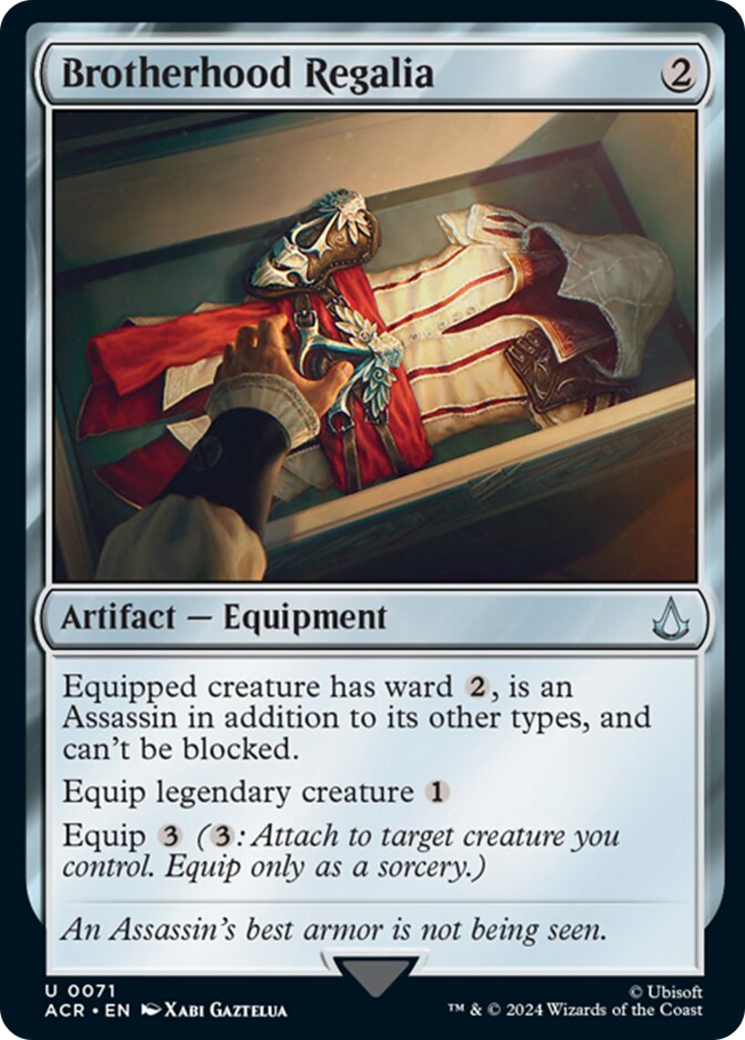 Brotherhood Regalia [Assassin's Creed] [Foil]