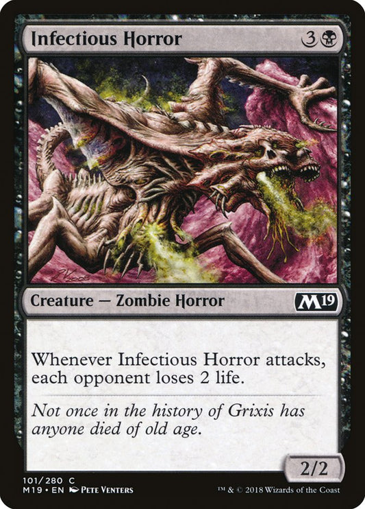 Infectious Horror [Core Set 2019] [Foil]