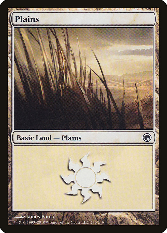 Plains (230) [Scars of Mirrodin] [Foil]