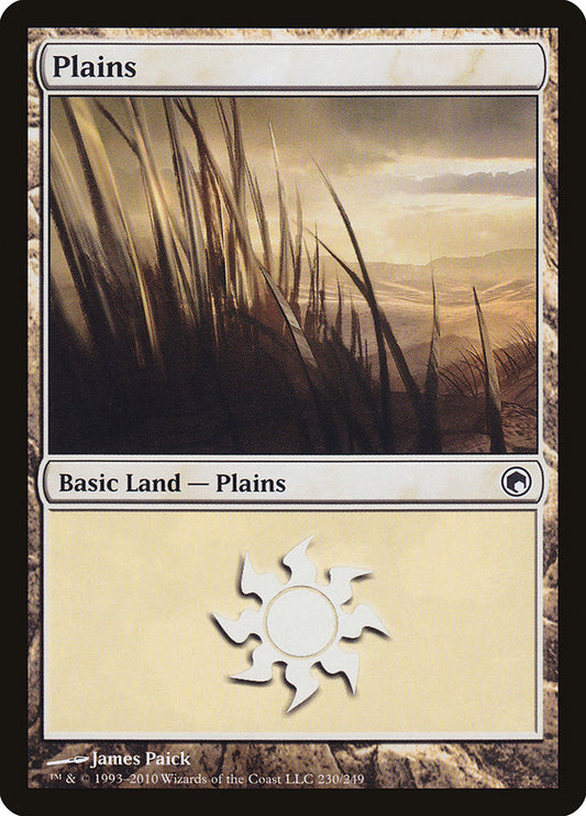 Plains (230) [Scars of Mirrodin] [Foil]