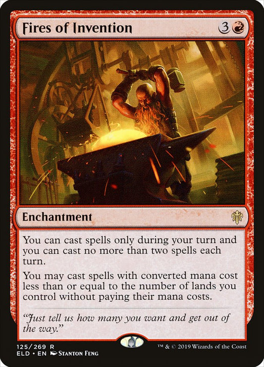 Fires of Invention [Throne of Eldraine] [Foil]