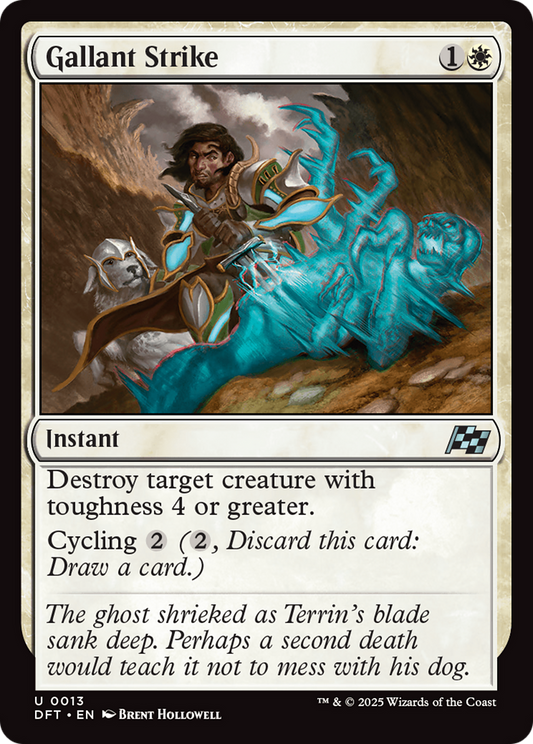 Gallant Strike [Aetherdrift] [Foil]