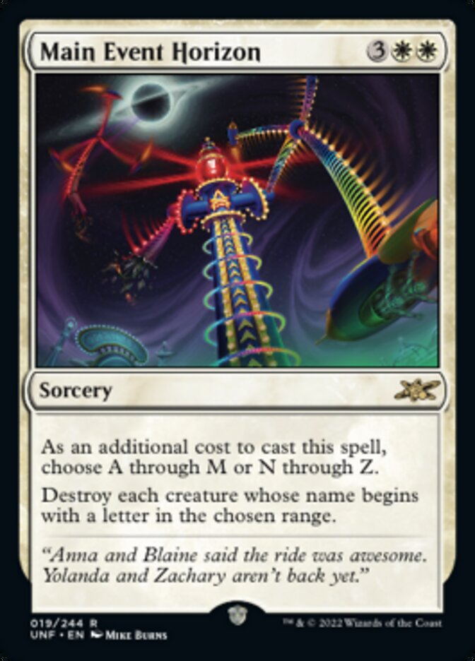 Main Event Horizon [Unfinity] [Foil]