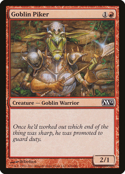 Goblin Piker [Core Set 2012] [Foil]