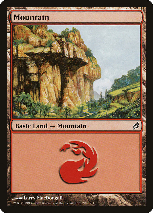 Mountain (294) [Lorwyn] [Foil]