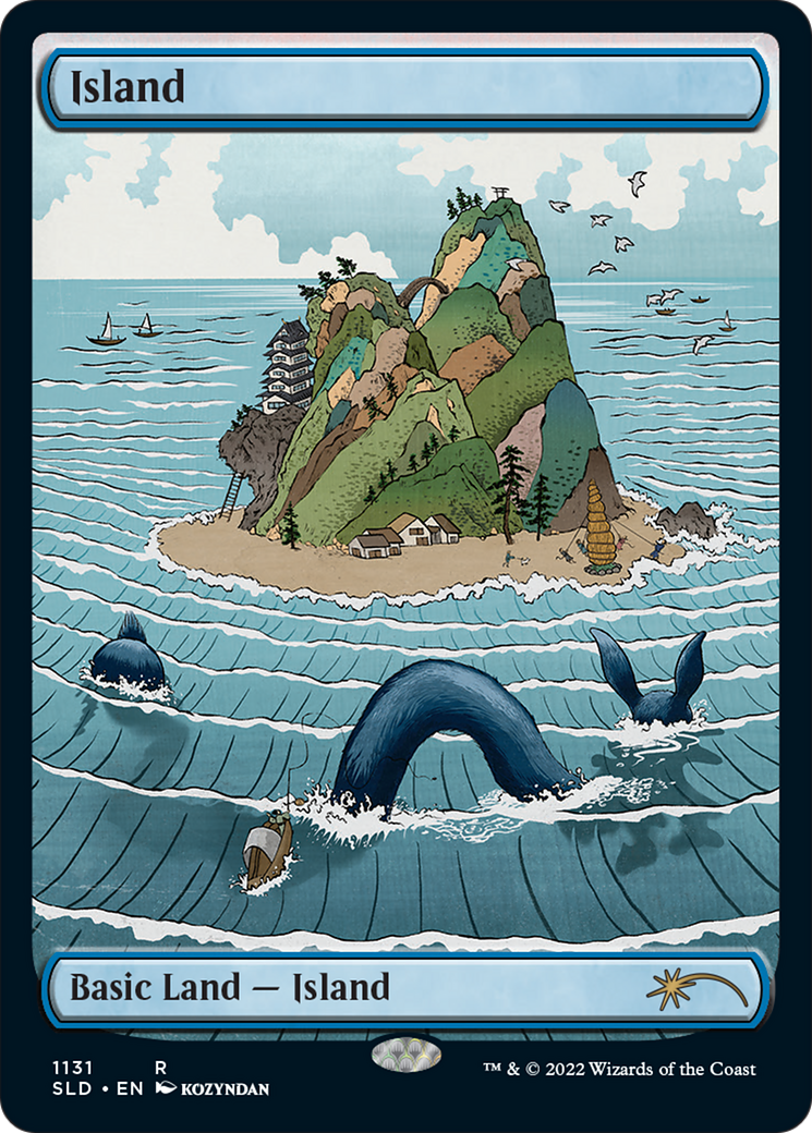 Island (1131) (Full-Art) [Secret Lair Drop Series] [Foil]