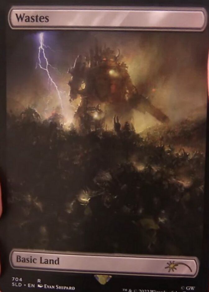 Wastes (704) (Extended Art) [Secret Lair Drop Promos] [Foil]