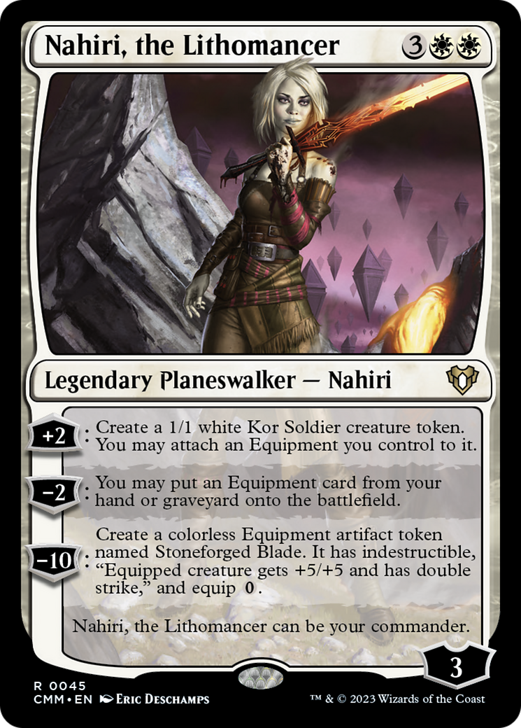 Nahiri, the Lithomancer [Commander Masters] [Foil]