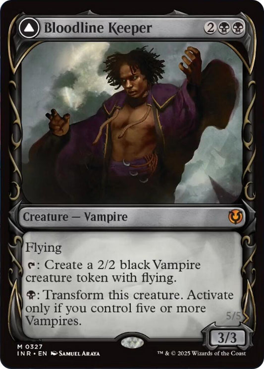Bloodline Keeper // Lord of Lineage (Showcase) [Innistrad Remastered] [Foil]