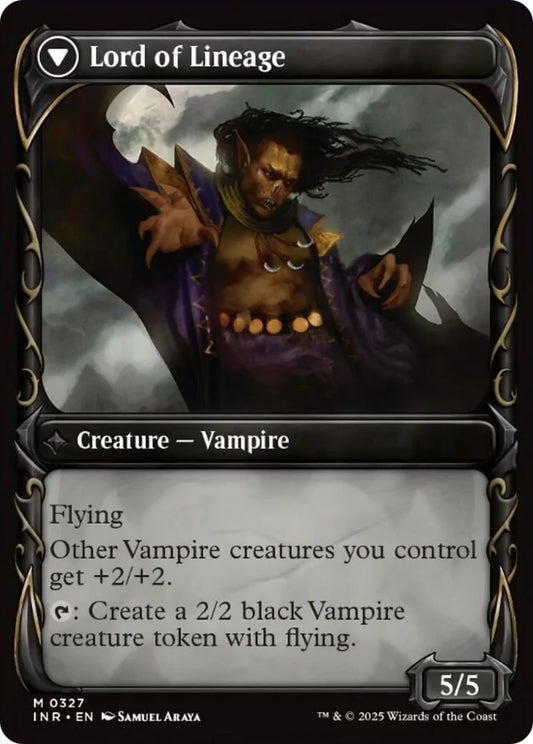 Bloodline Keeper // Lord of Lineage (Showcase) [Innistrad Remastered] [Foil]