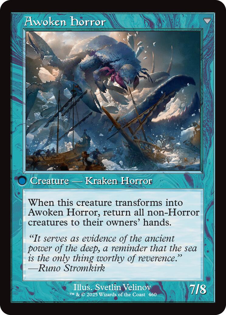 Thing in the Ice // Awoken Horror (Retro Frame) [Innistrad Remastered] [Foil]