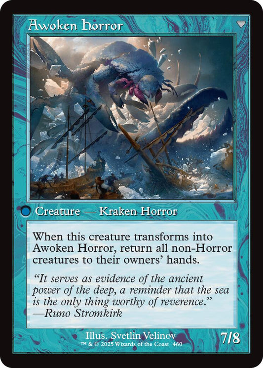 Thing in the Ice // Awoken Horror (Retro Frame) [Innistrad Remastered] [Foil]