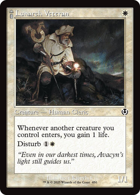 Lunarch Veteran // Luminous Phantom (Retro Frame) [Innistrad Remastered] [Foil]