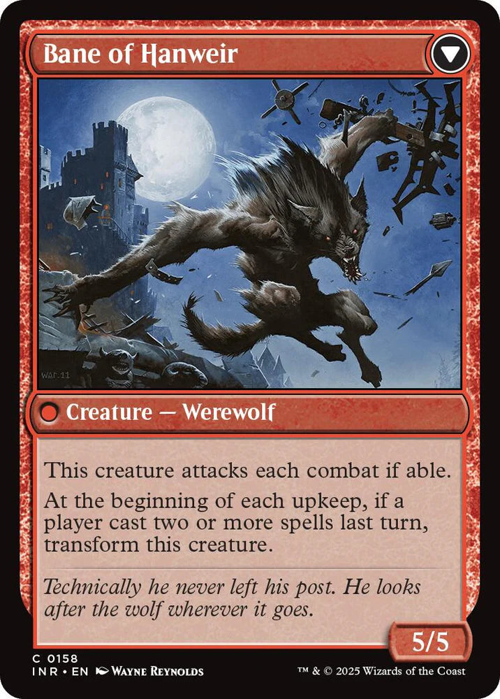 Hanweir Watchkeep // Bane of Hanweir [Innistrad Remastered] [Foil]