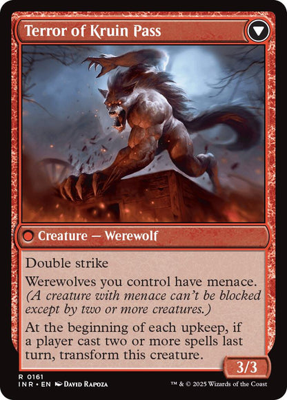 Kruin Outlaw // Terror of Kruin Pass [Innistrad Remastered] [Foil]