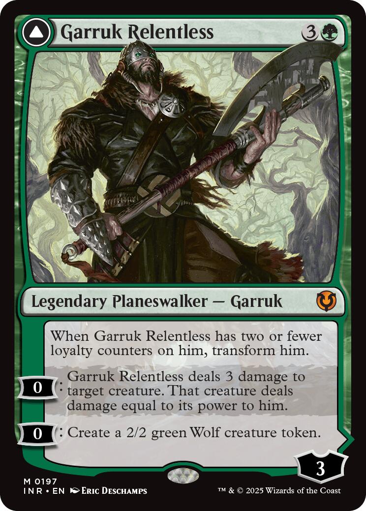 Garruk Relentless // Garruk, the Veil-Cursed [Innistrad Remastered] [Foil]