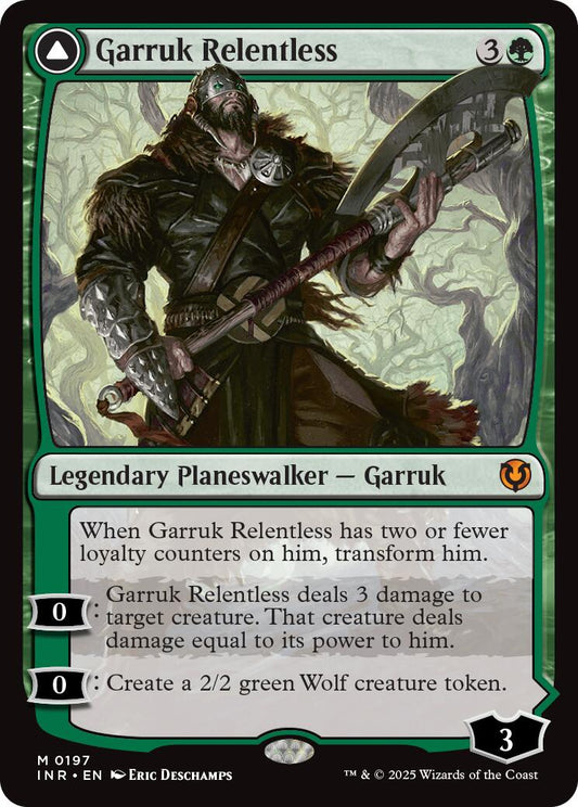 Garruk Relentless // Garruk, the Veil-Cursed [Innistrad Remastered] [Foil]