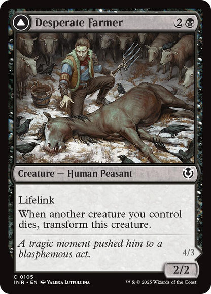 Desperate Farmer // Depraved Harvester [Innistrad Remastered] [Foil]