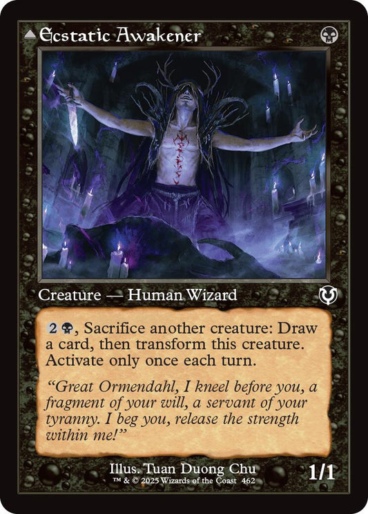 Ecstatic Awakener // Awoken Demon (Retro Frame) [Innistrad Remastered] [Foil]