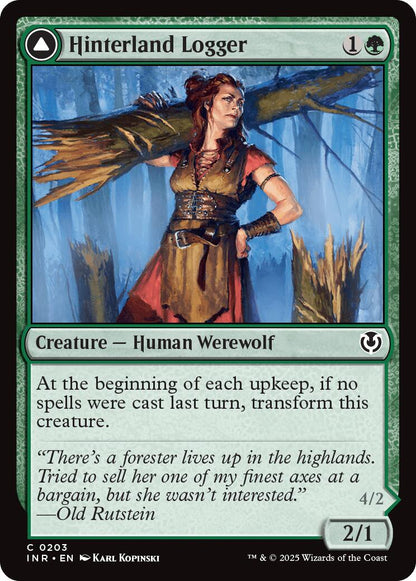 Hinterland Logger // Timber Shredder [Innistrad Remastered] [Foil]
