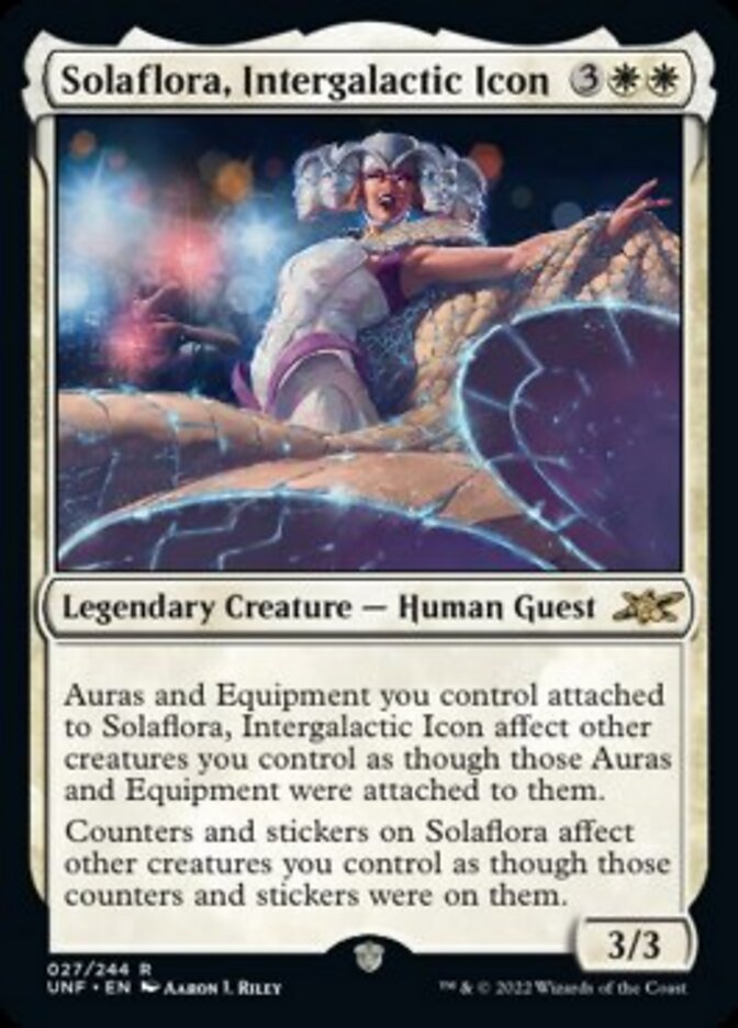 Solaflora, Intergalactic Icon [Unfinity] [Foil]