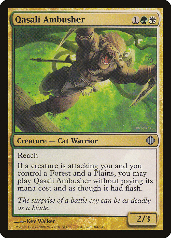 Qasali Ambusher [Shards of Alara] [Foil]
