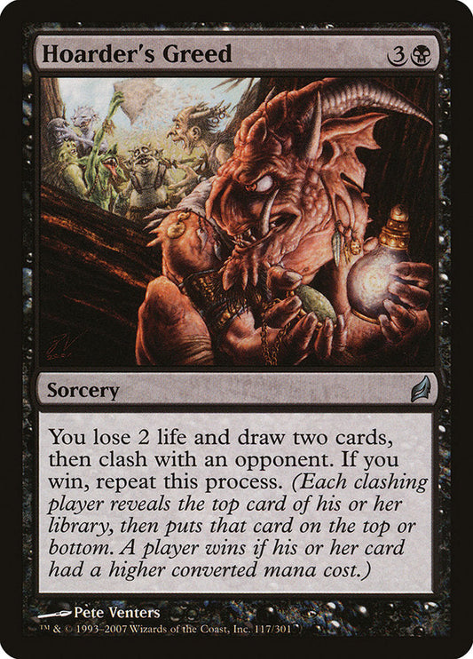Hoarder's Greed [Lorwyn] [Foil]