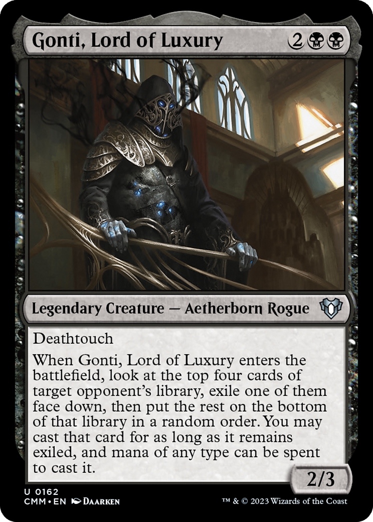 Gonti, Lord of Luxury [Commander Masters] [Foil]