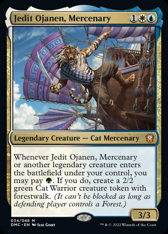 Jedit Ojanen, Mercenary [Dominaria United Commander] [Foil]