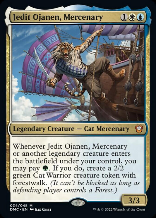 Jedit Ojanen, Mercenary [Dominaria United Commander] [Foil]