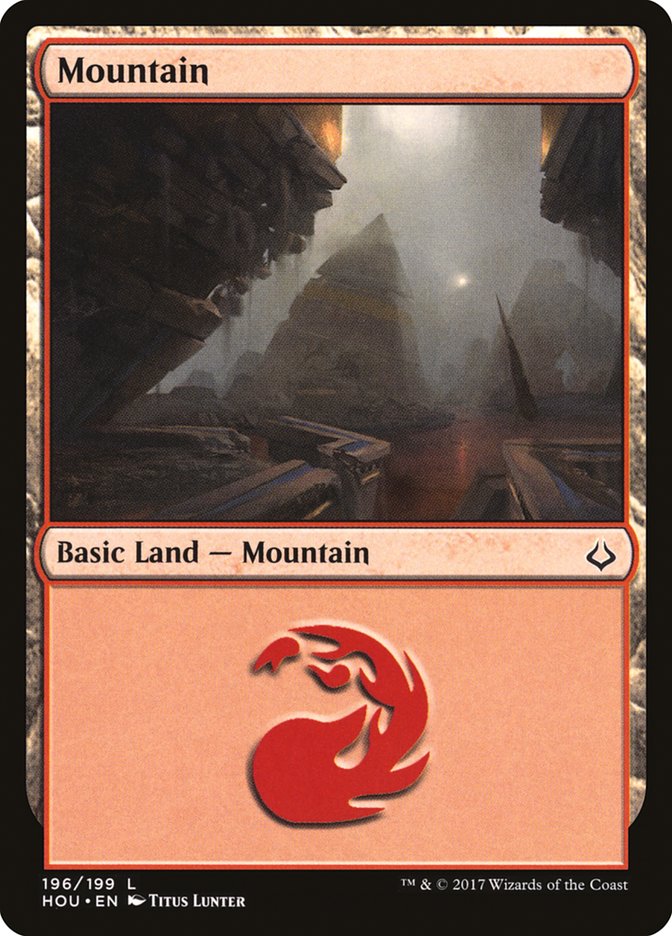 Mountain (196) [Hour of Devastation] [Foil]