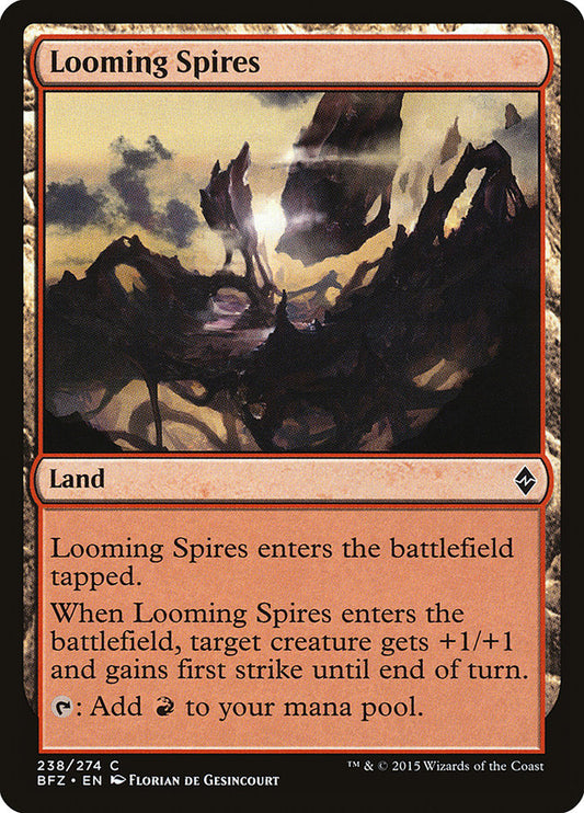 Looming Spires [Battle for Zendikar] [Foil]
