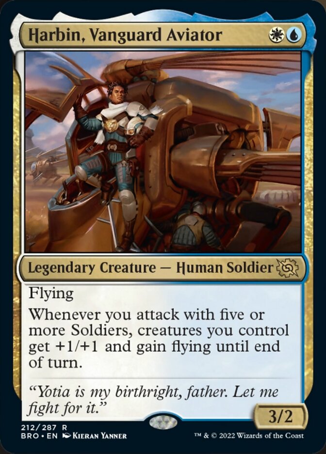 Harbin, Vanguard Aviator [The Brothers' War] [Foil]