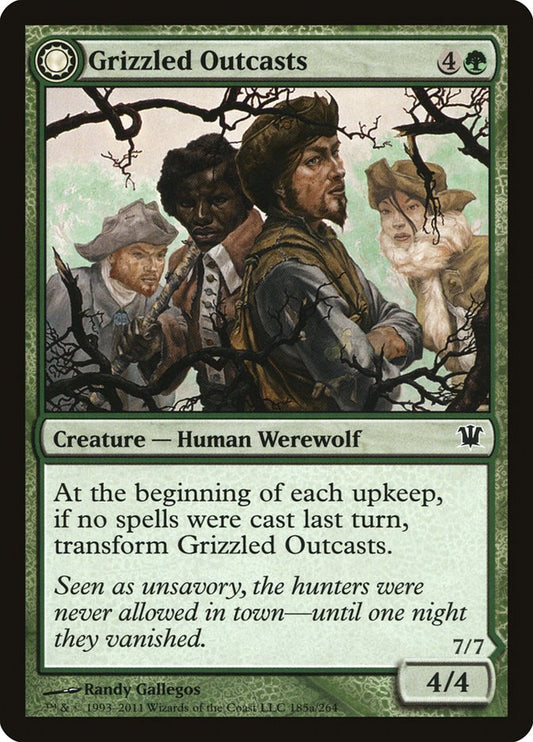 Grizzled Outcasts // Krallenhorde Wantons [Innistrad] [Foil]