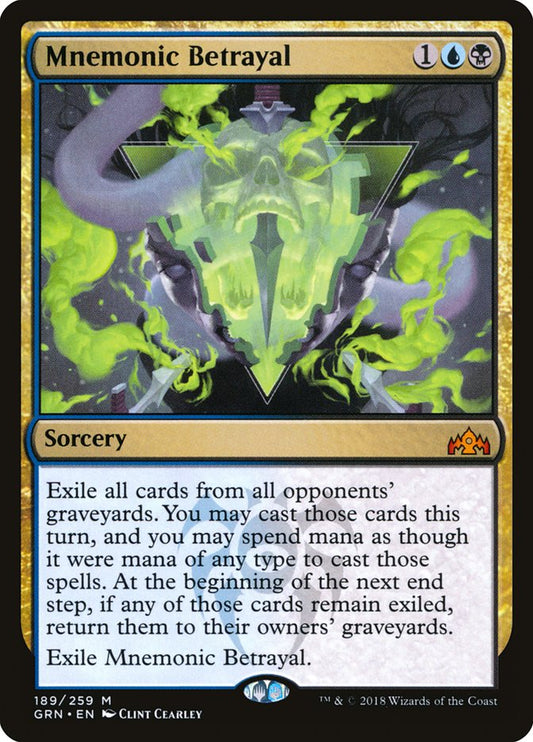 Mnemonic Betrayal [Guilds of Ravnica] [Foil]