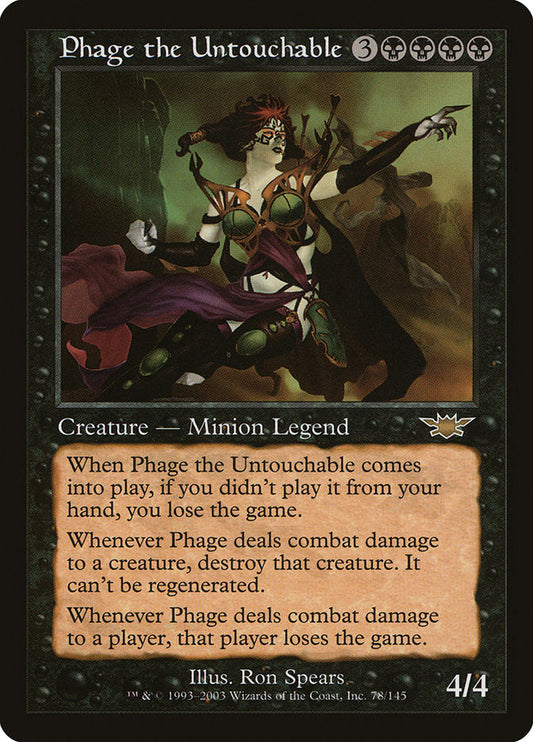 Phage the Untouchable [Legions] [Foil]