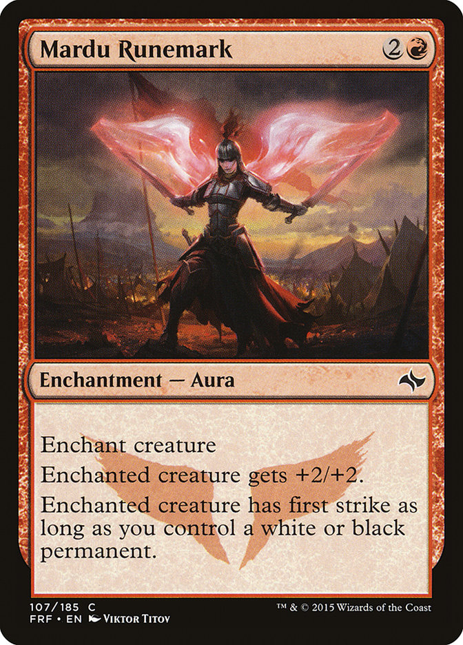 Mardu Runemark [Fate Reforged] [Foil]