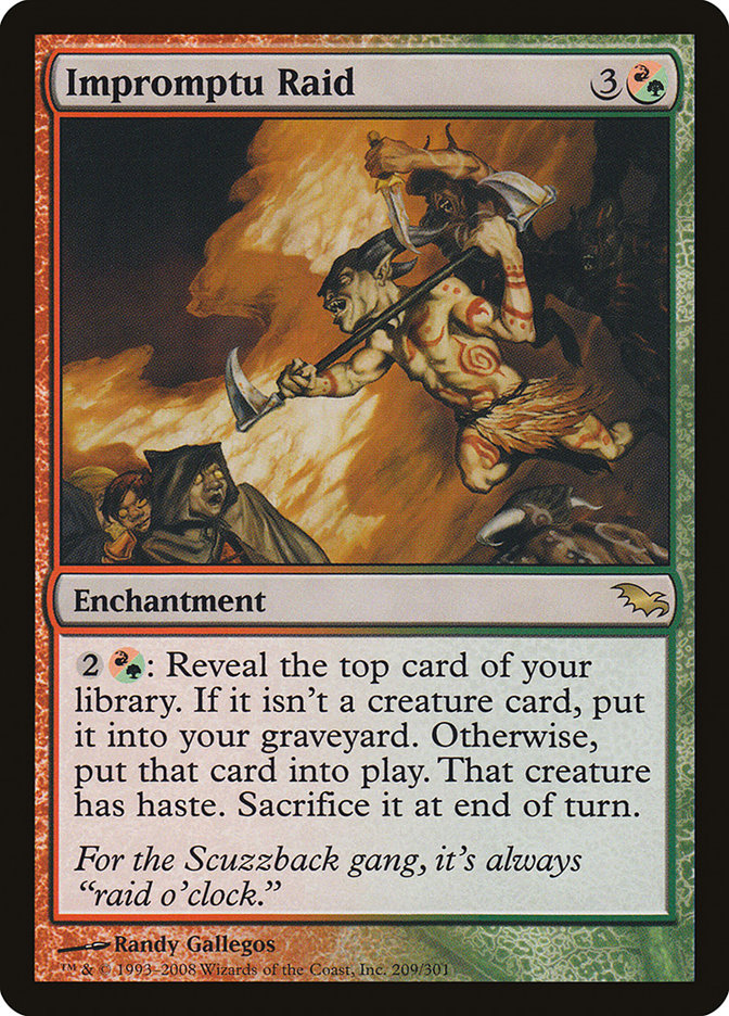 Impromptu Raid [Shadowmoor] [Foil]