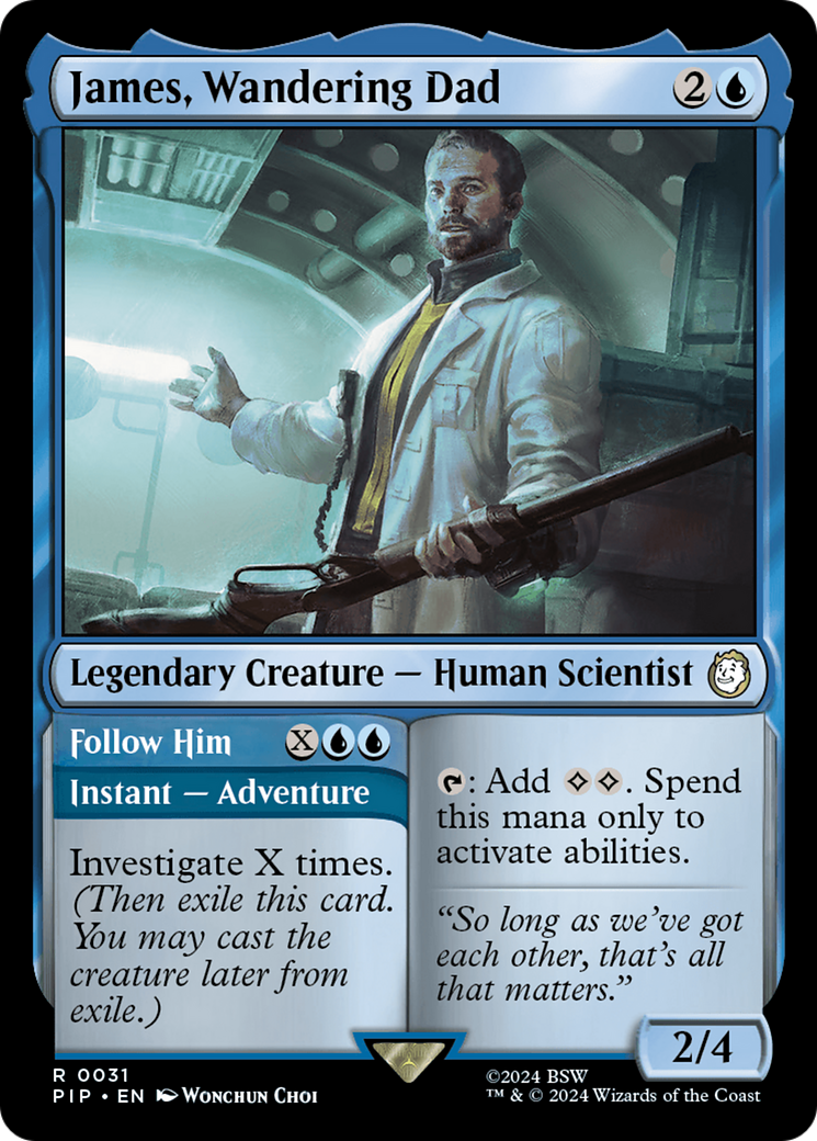 James, Wandering Dad // Follow Him [Fallout] [Foil]