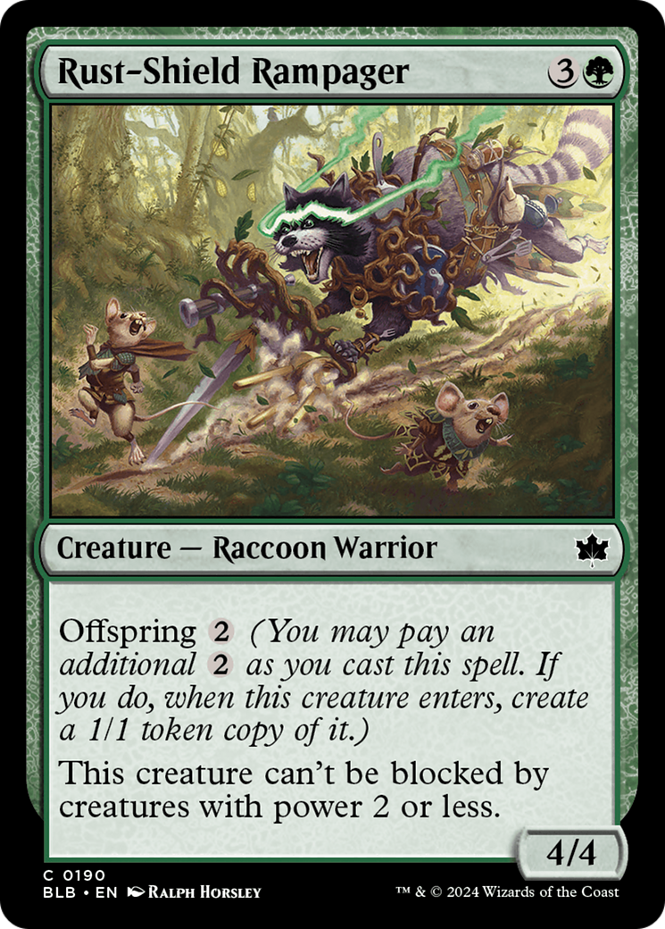 Rust-Shield Rampager [Bloomburrow] [Foil]