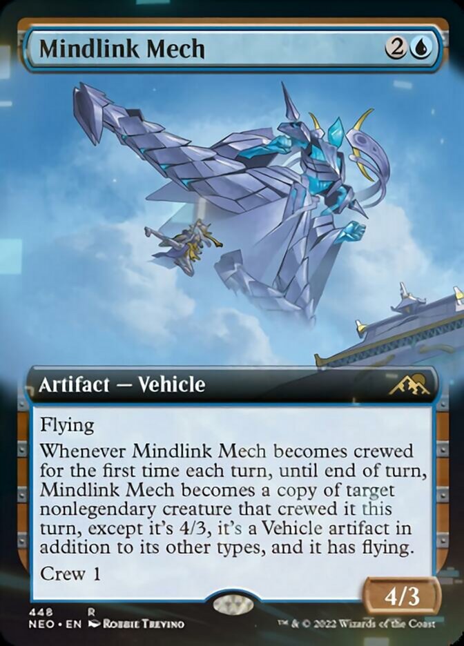 Mindlink Mech (Extended Art) [Kamigawa: Neon Dynasty] [Foil]